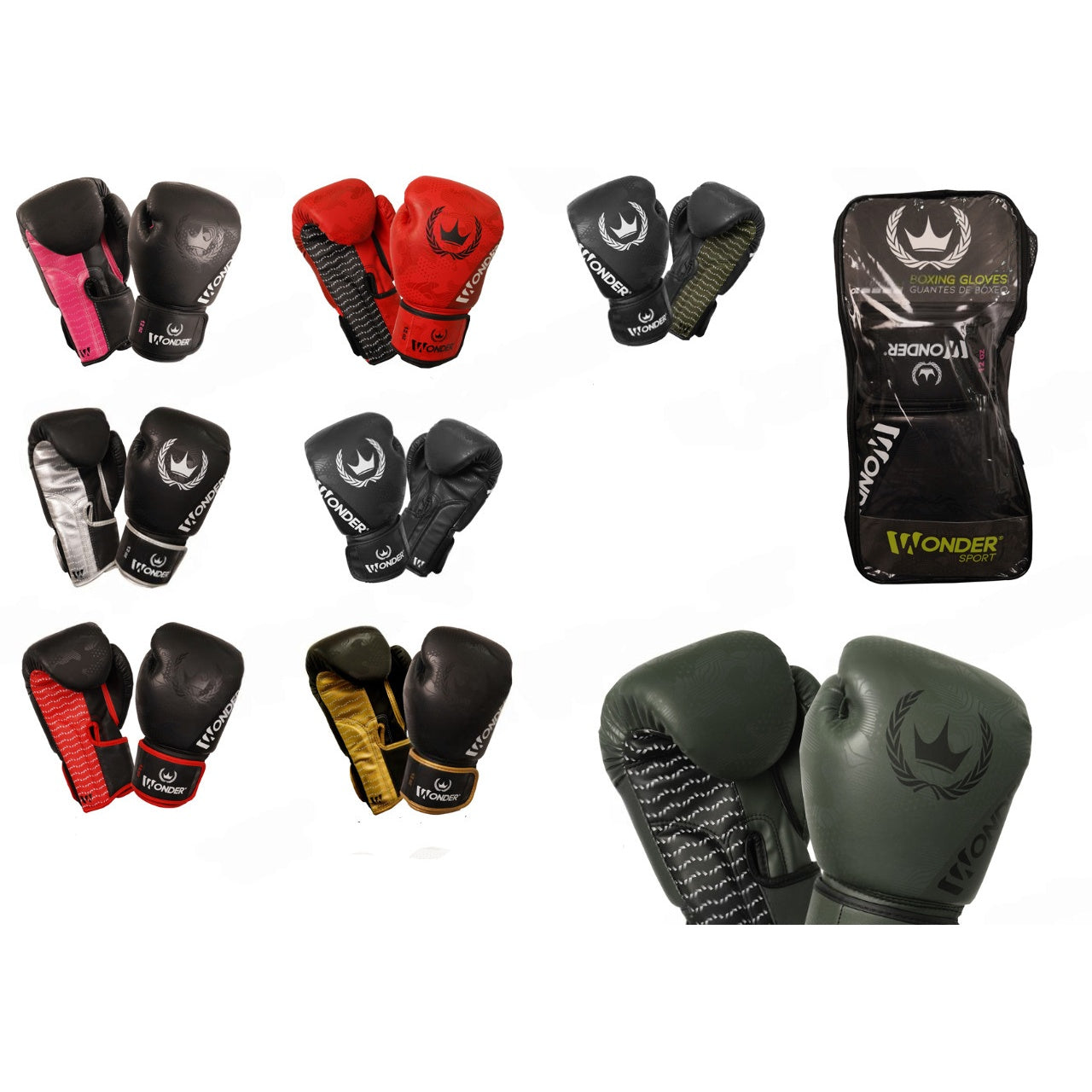 Guantes de Boxeo Wonder Sport Profesionales | MMA y Artes Marciales