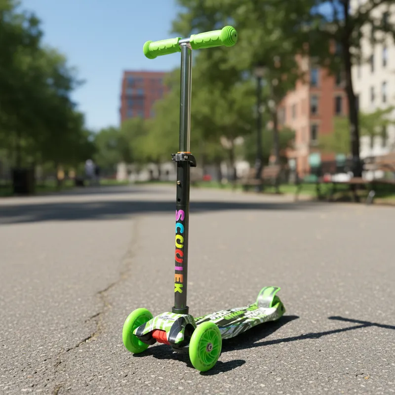 SCOOTER PATINETA MONOPATÍN CON LUCES EN LAS RUEDAS QUE SE ACTIVAN AL GIRAR