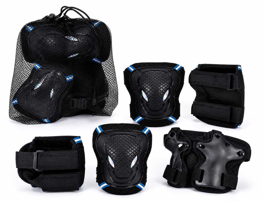 Kit De Protección Para Niños Patineta Patinaje Patines Y Skate x6