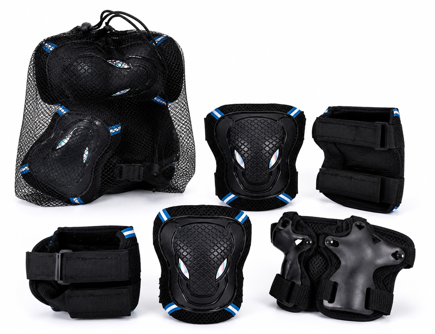 Kit De Protección Para Niños Patineta Patinaje Patines Y Skate x6