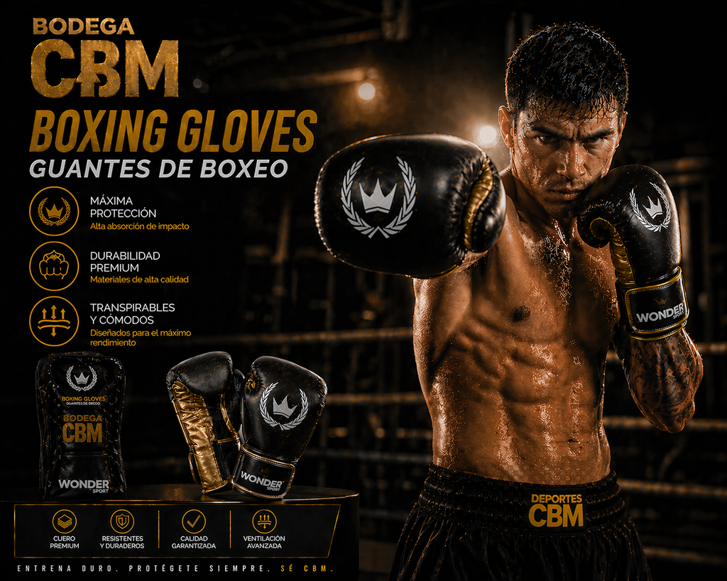 Guantes De Boxeo Wonder Sport Elite Profesionales