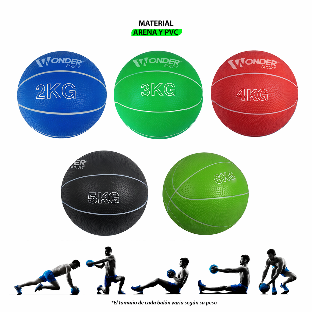 Balón De Peso Medicinal De Rebote Terapéutico Profesional