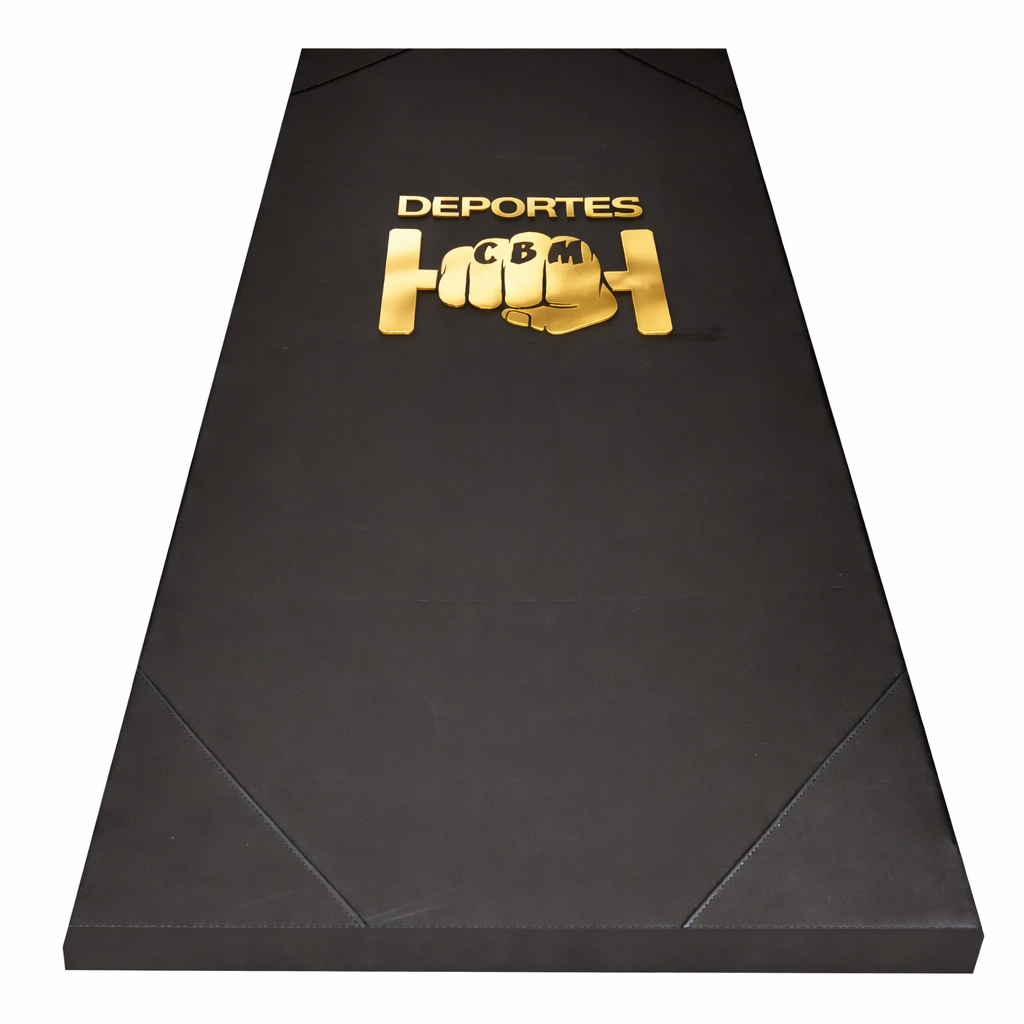 Colchoneta Deportiva Gold Premium Logo Dorado
