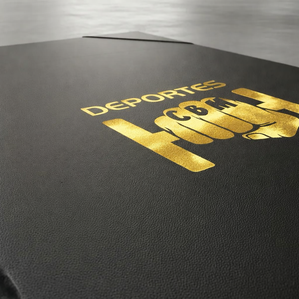 Colchoneta Deportiva Gold Premium Logo Dorado
