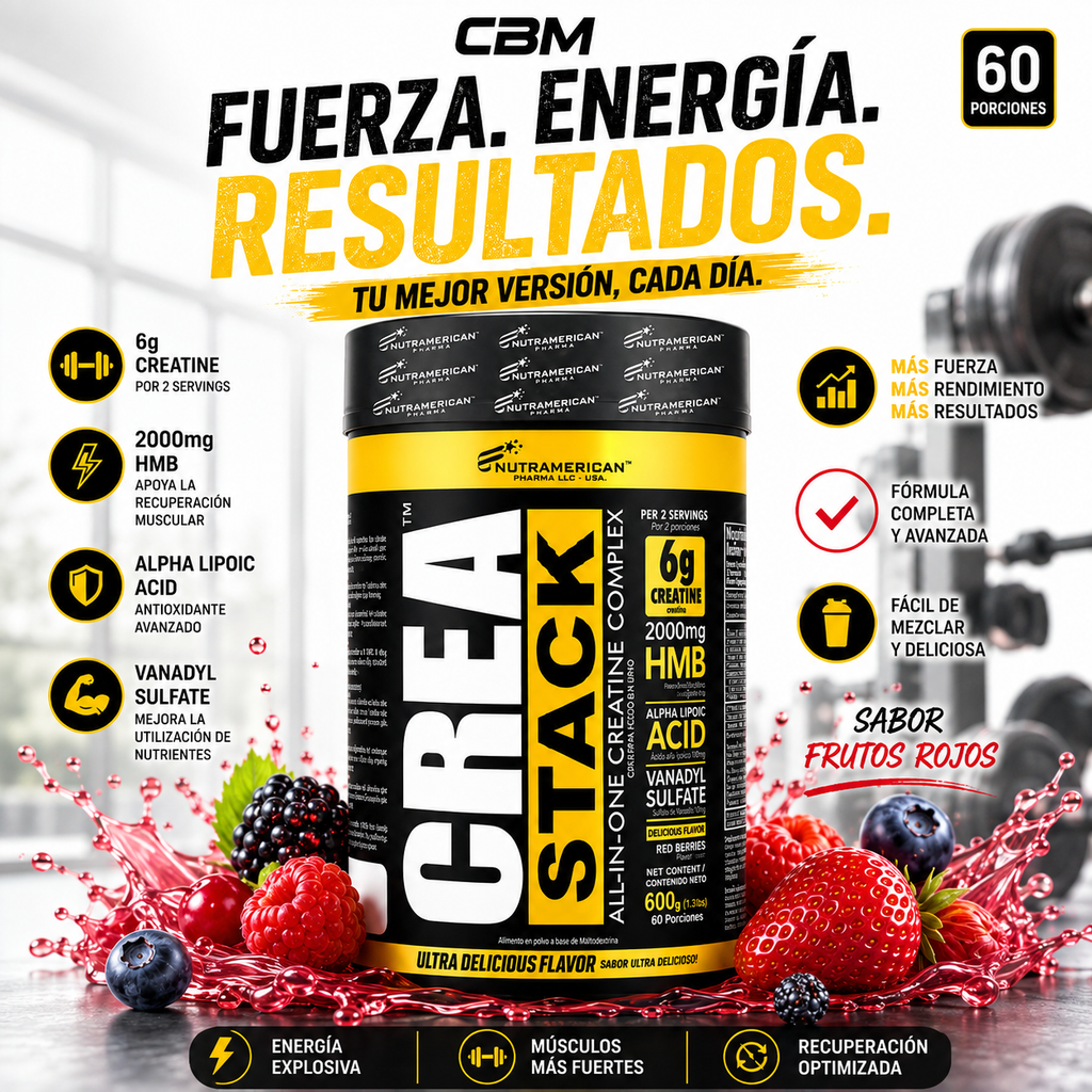 Creatina Monohidratada con Hmb