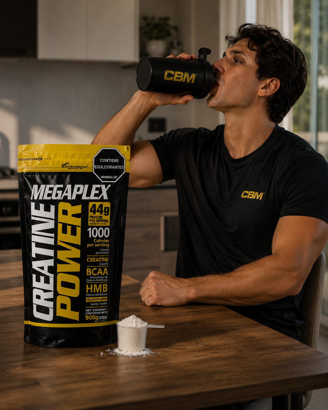 Megaplex Creatine Power 10 Lb - Proteína De Suero De Leche + Creatina Monohidrato