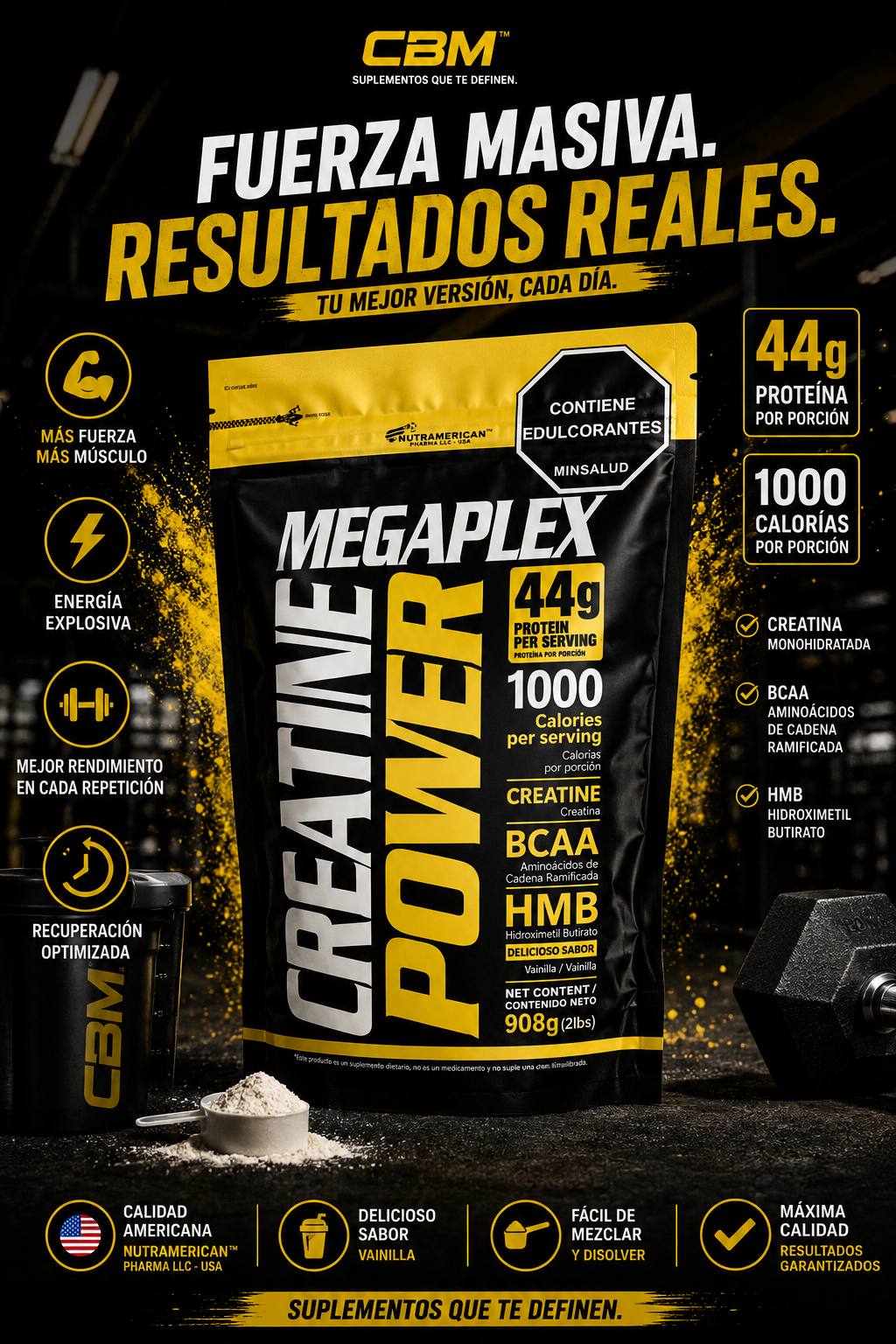 Megaplex Creatine Power 2 lb