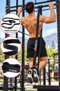 Banda Elastica De Poder Negra Super Resistencia Crossfit