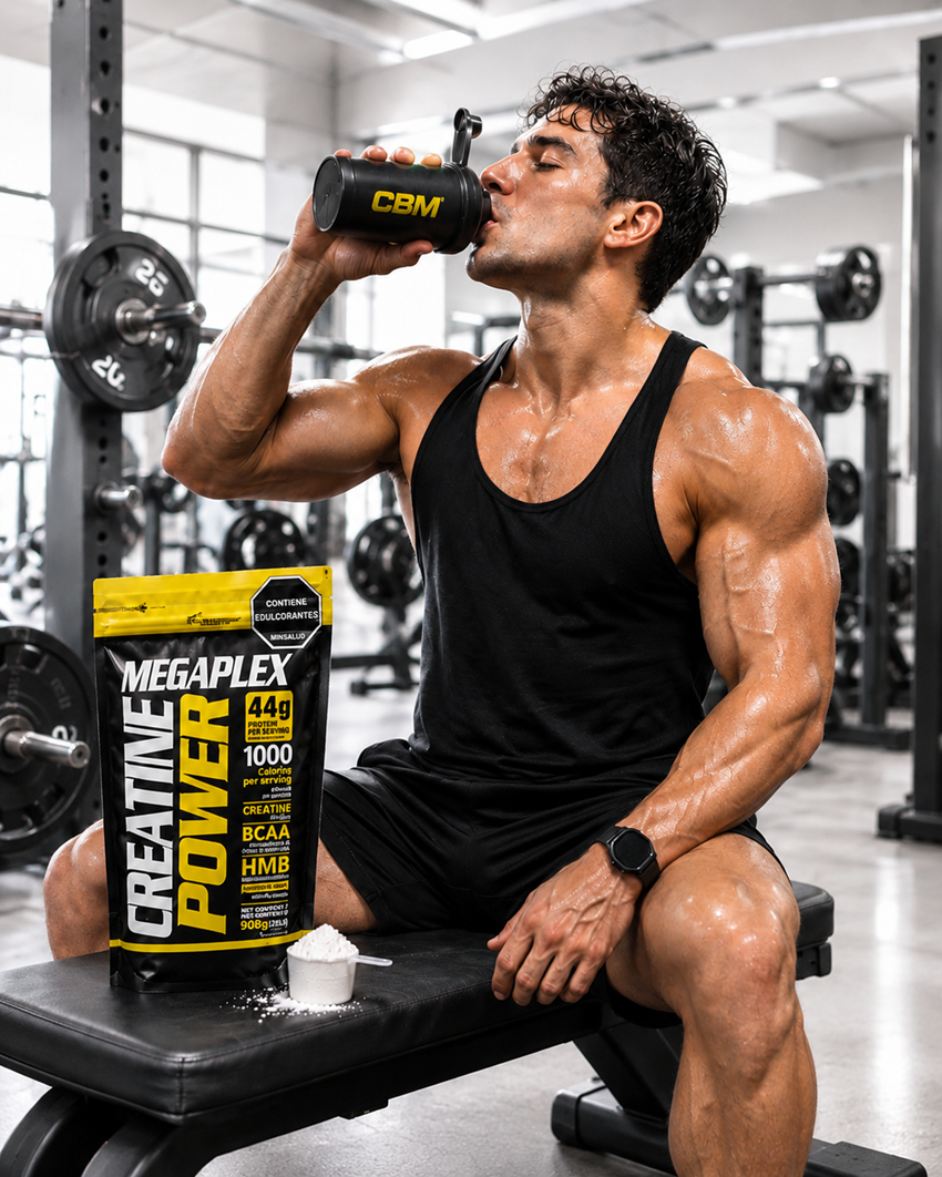 Megaplex Creatine Power 10 Lb - Proteína De Suero De Leche + Creatina Monohidrato