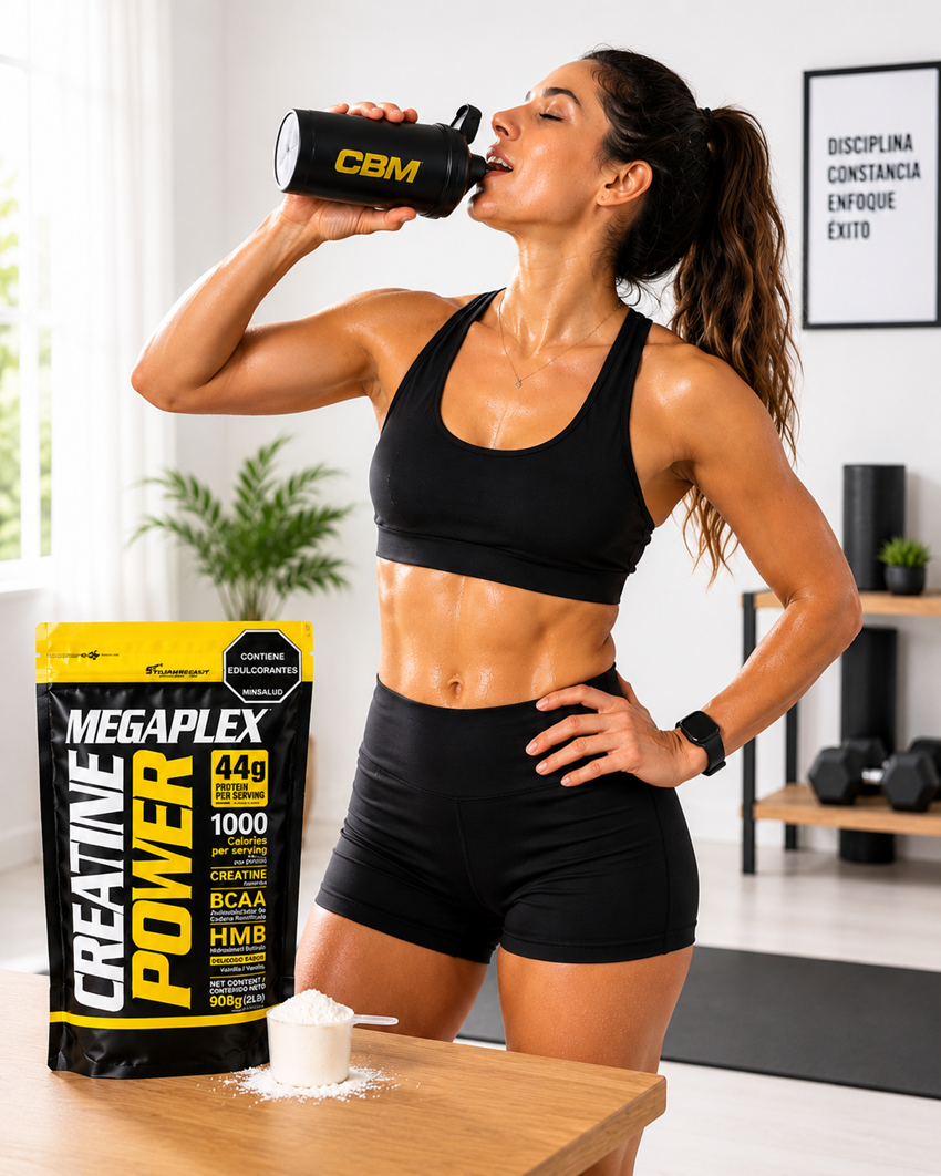 Megaplex Creatine Power 10 Lb - Proteína De Suero De Leche + Creatina Monohidrato
