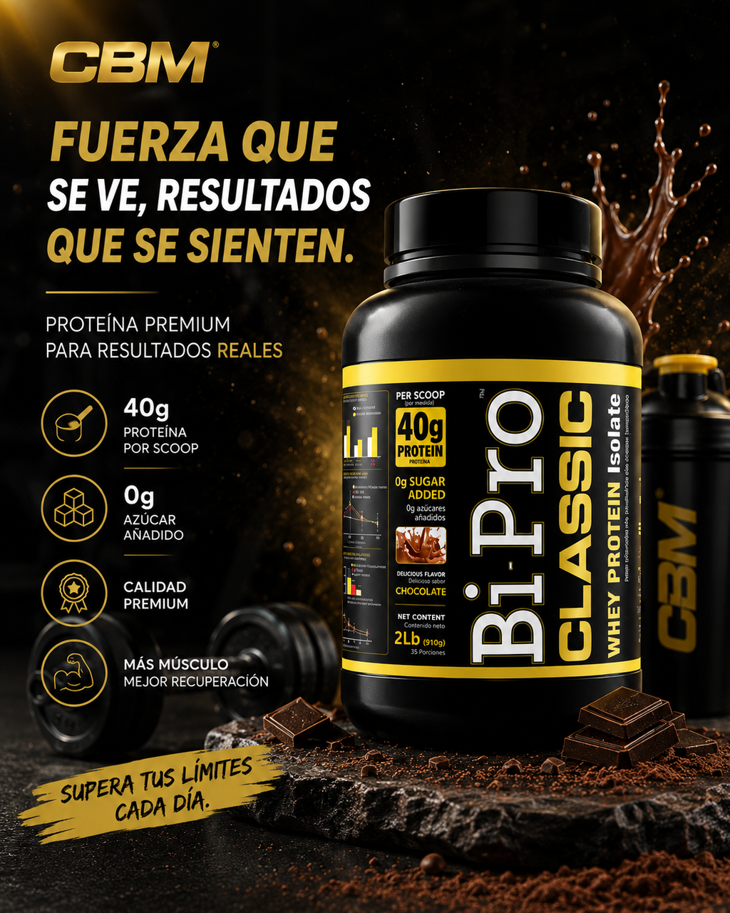 Proteína Whey Protein Bipro Classic