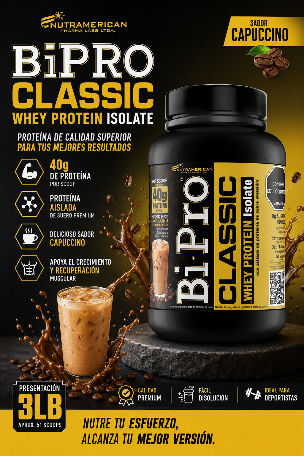 Proteína Whey Protein Bipro Classic