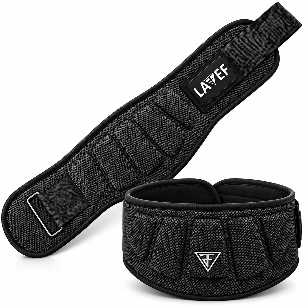 CINTURON PARA LEVANTAMIENTO DE PESAS CINTURILLA DE FUERZA CON CORREA AJUSTABLE EN VELCRO