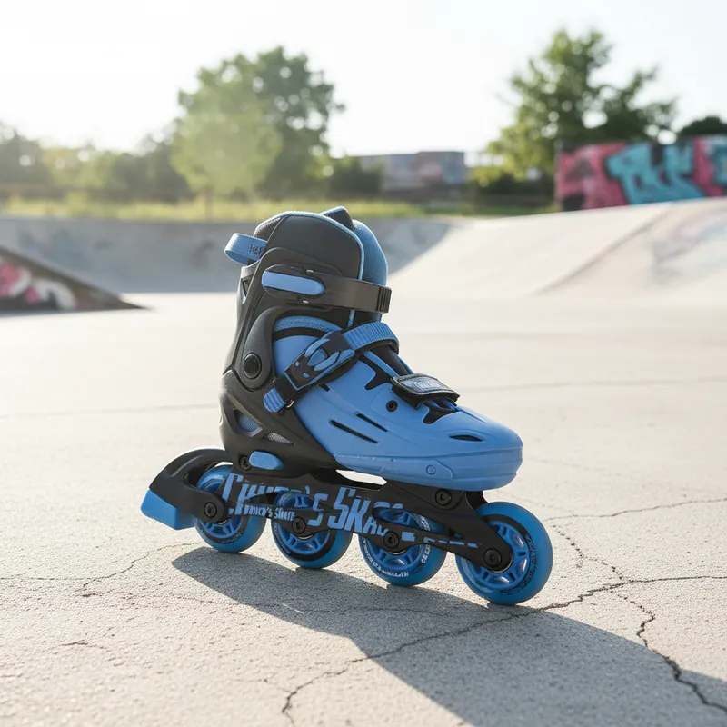Patines Con Luces Para Niños Que Alumbran Al Girar Mas Protecciones