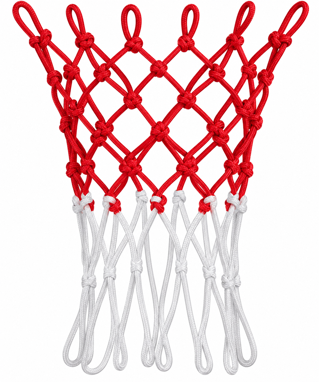 Malla de Baloncesto Gruesa para Aro de Basketball Tamaño Oficial #7 x2 Unidades