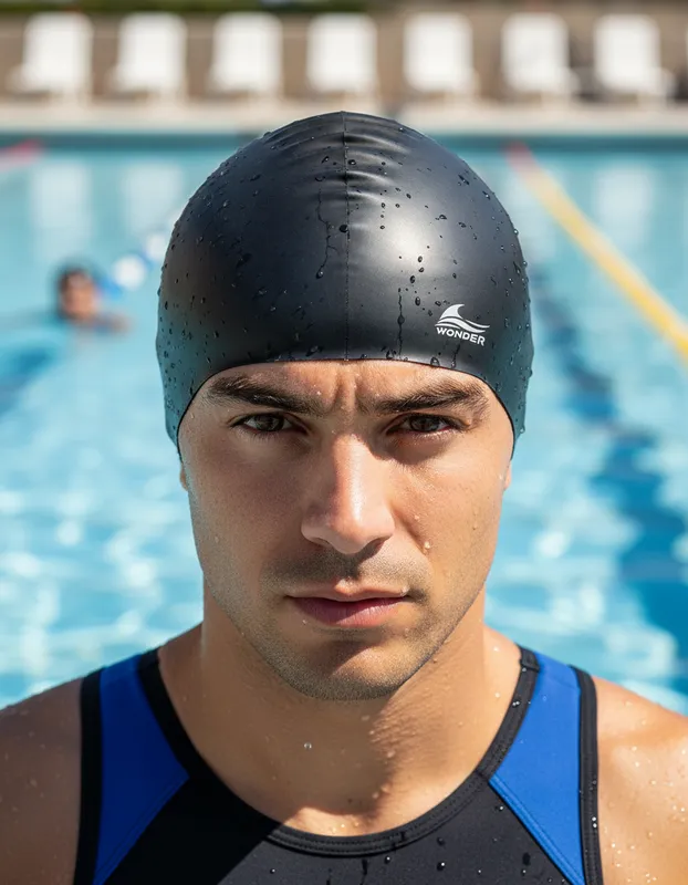 GORRO DE NATACION PARA PISCINA EN SILICONA