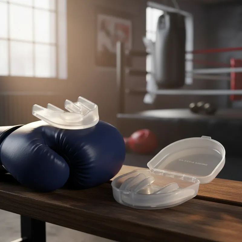 Protector Bucal Sencillo Termomoldeable en Silicona para Boxeo y MMA