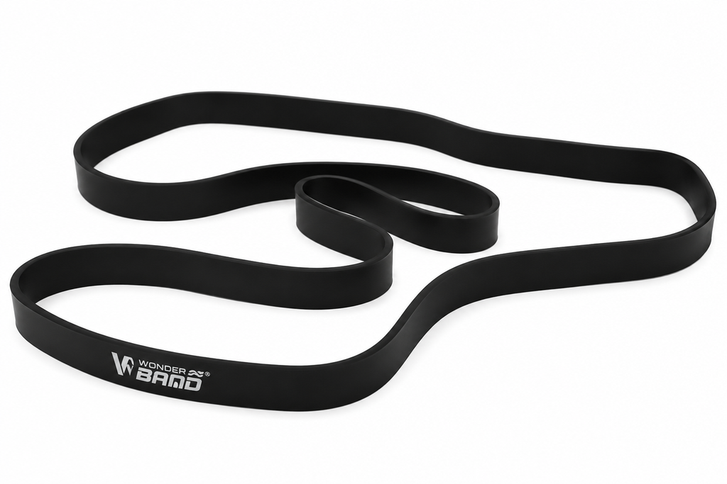 Banda Elastica De Poder Negra Super Resistencia Crossfit