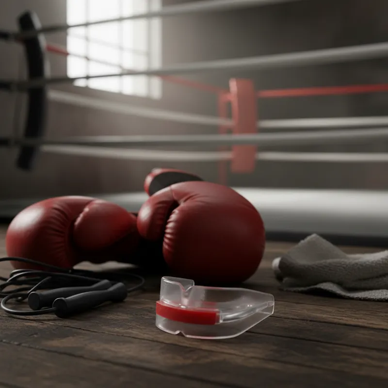 Protector Bucal Doble Termomoldeable de Silicona para Boxeo y MMA