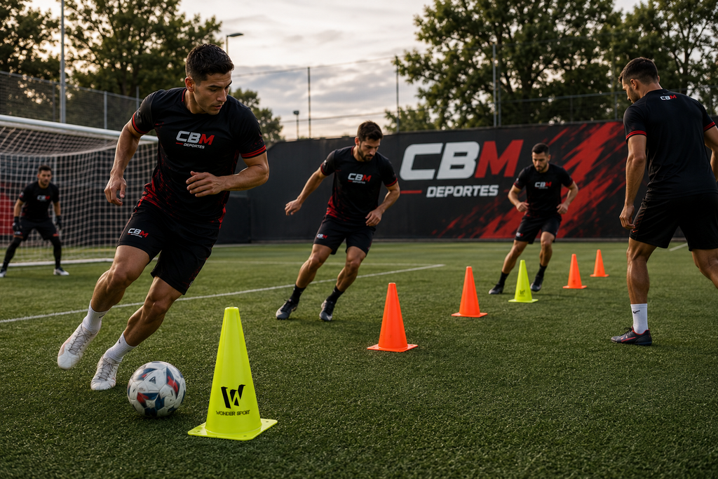 Conos Plásticos De Entrenamiento Y Agilidad De 23 CM De Altura