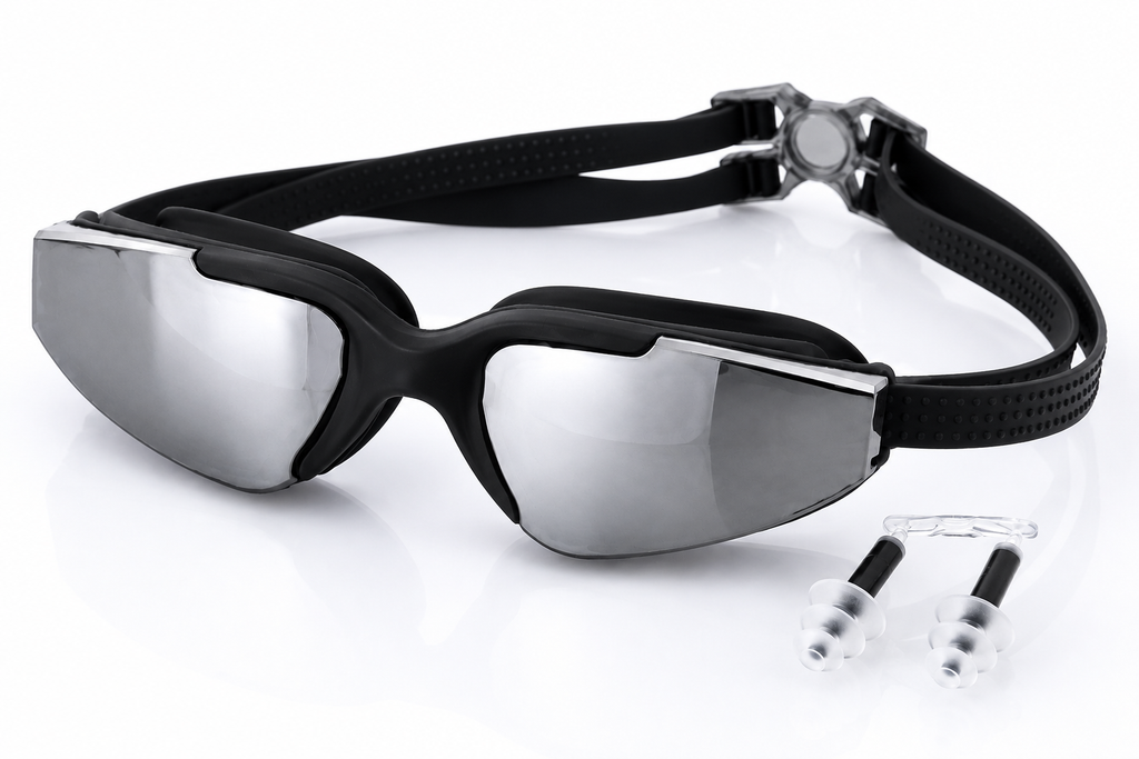 Gafas Lentes de Natación De Lujo Con Estuche