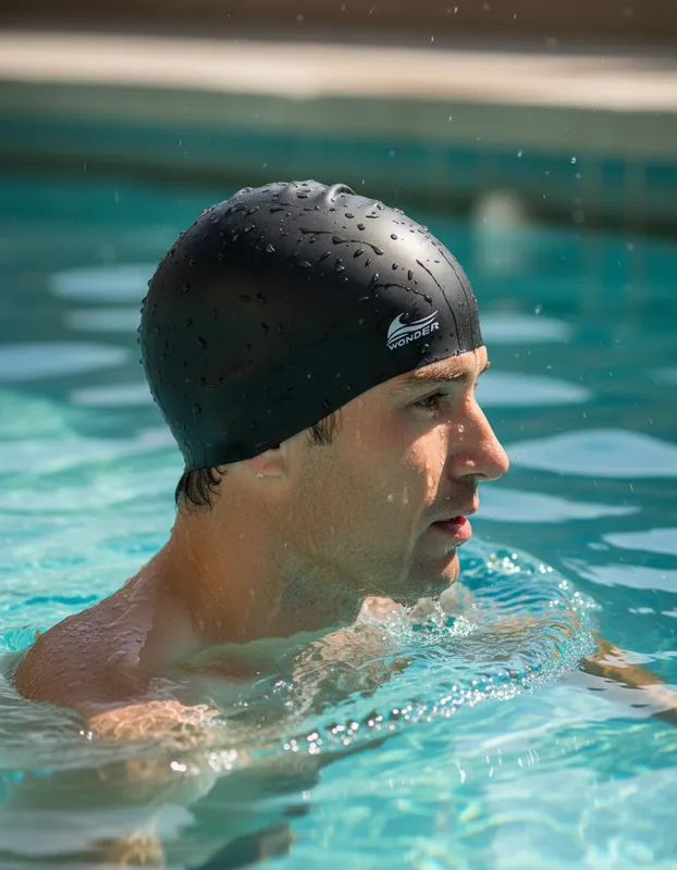 GORRO DE NATACION PARA PISCINA EN SILICONA