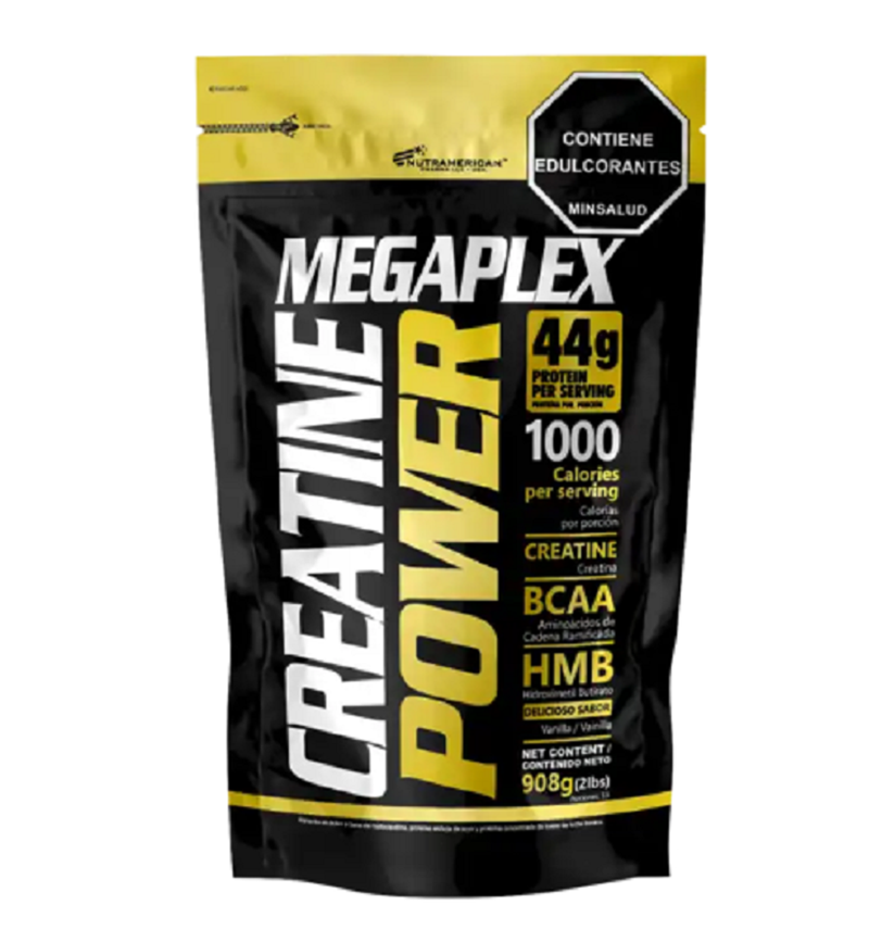 Megaplex Creatine Power 10 Lb - Proteína De Suero De Leche + Creatina Monohidrato