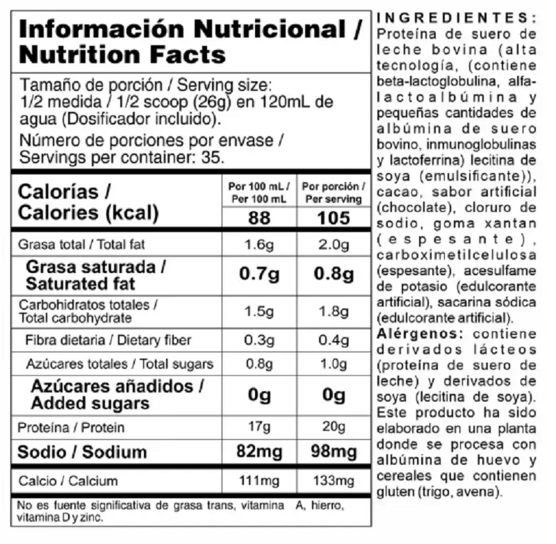 Proteína Whey BiPro Classic Chocolate 2 lb